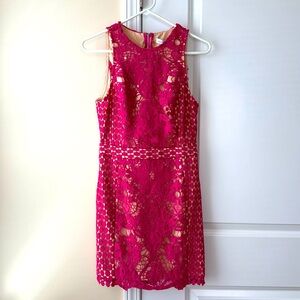 Vici Dolls Elegant Pink Lace Dress